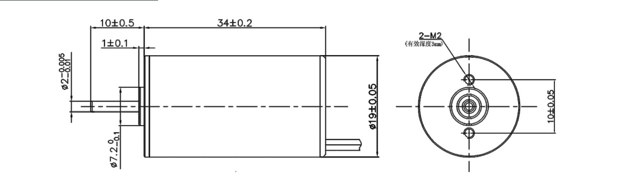 VEC-1935 Coreless motor design VEC-1935 Coreless motor design